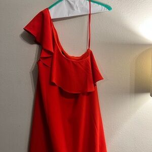 Elegant Red Women's Dress